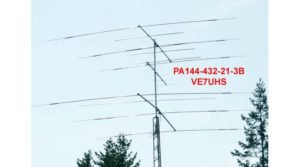PA144-432-21-3B Common Connector Dual-Band Antenna at VE7UHS