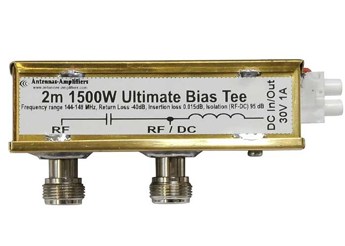 2m 1500W Ultimate Bias Tee 144-148 MHz