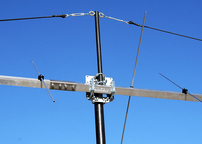 2m EME Contest Antenna to Dig Weak Signals 2m24XPOL Bracket and Support View