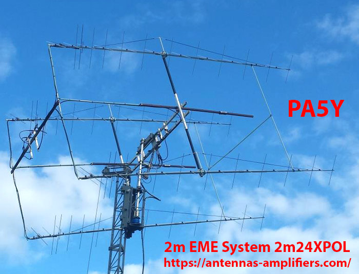 2m EME Contest Winning Antenna 2m24XPOL System by PA5Y