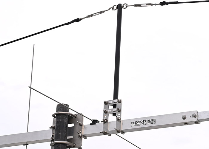 2m CROSS Antenna Vertical Bracket and Support