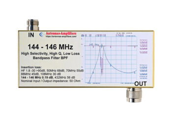 2m-Super-Low-Loss-BandPass-Filter-144-146MHz 2m Super Low Loss BandPass Filter 144-146MHz