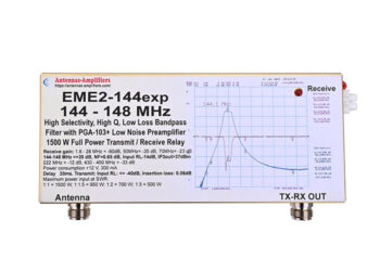 2m Ultimate Transmit Receive Relay Switches BPF VLNA EME2-144EXP