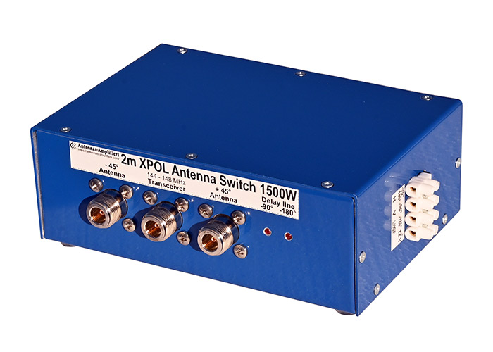 2m XPOL Antenna 1500W Polarization Switch H-V-RHCP-LHCP