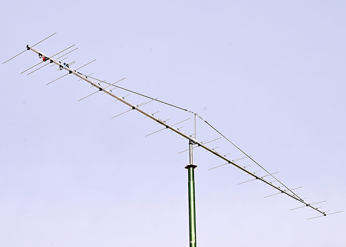 2m70DX41-2Conn Dual Band 2meter and 70cm Yagi Antenna 8meter Boom For EME and DXing