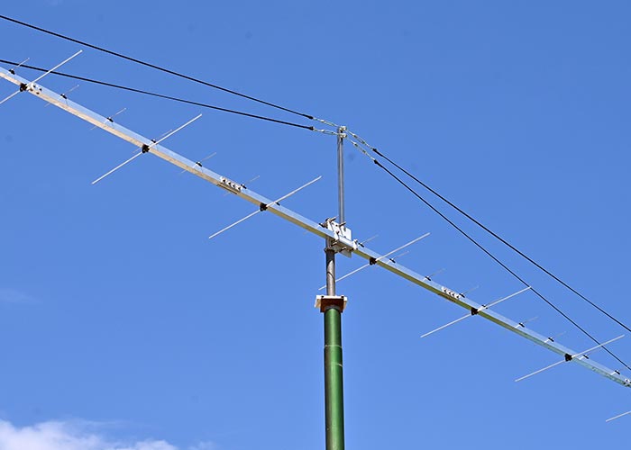 DualBand 2m 70cm Antenna 2m70DX57-2Conn Double Guy Rope Support View on 12meter Boom