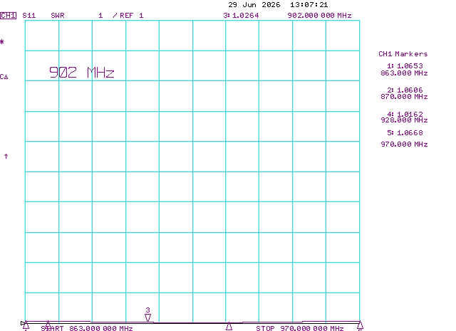 33cm Low Noise Preamplifier with 200W T-R Relays EME2-902 Transmit Path SWR
