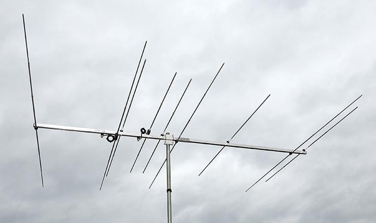 50 MHz 70 MHz 2 Connectors Ham Radio Antenna 3 meter boom