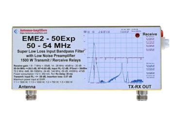 6m Low Noise Preamplifier with QRO 1500W T-R Relays EME2-50EXP