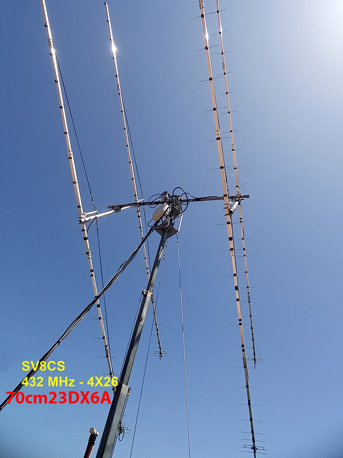 70cm Antenna System 70cm23DX6A by SV8CS Spiros
