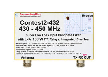 70cm IC9700 Preamplifier With 150W Relays Contest2-432