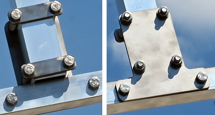 70cm Low Noise Light EME DX Antenna 70cm17DXP Square Bracket