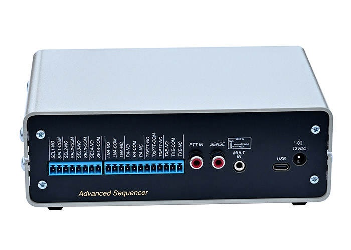 Advanced Sequencer Rear Connectors View