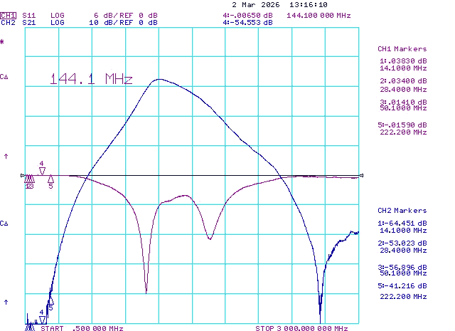 EME-DX 23cm Super Low Noise Preamplifier 1240-1325MHz VHF Gain