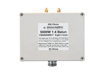 HF 1:4 50 to 200Ohms 5000W Balun Transformer