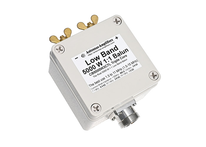 LowBand 1:1 Common Mode Choke 5000W Balun Triple Core LowBand 1:1 Common Mode Choke 5000W Balun Triple Core