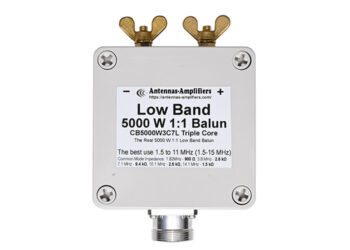 LowBand Common Mode Dipole Balun 5000W Triple Core