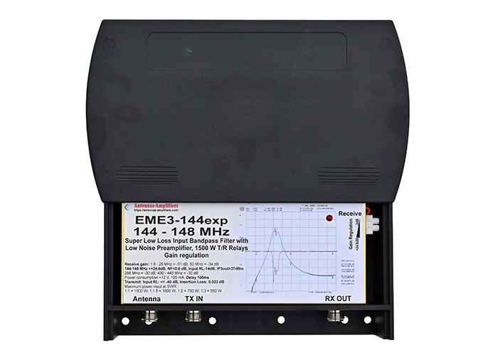 Outdoor 2m Low Noise Preamplifier EME3-144EXP 1500W