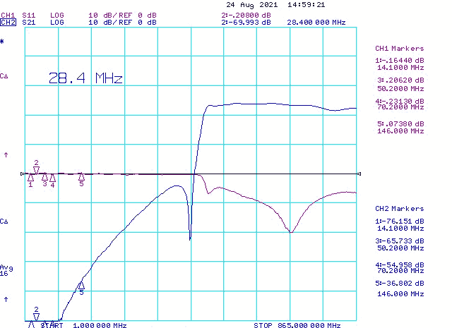 Terrestrial UHF Preamplifier With 70cm Notch Filter Orion HF VHF Gain