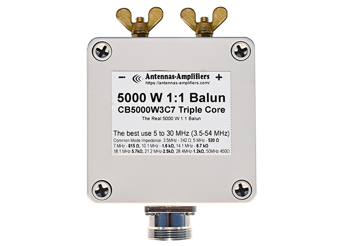 Universal 1:1 Common Mode Choke 5000W Balun