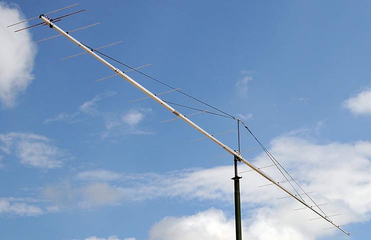2 meter Upper Stack Antenna Lower Connector Extreme Gain Low Noise EME WSJT Yagi PA144-16-12DGP