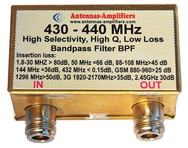 432MHz-Bandpass-Filter-Low-Loss