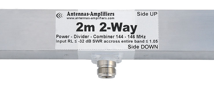 2m-2-Way-Power-Divider-Combiner-144-146-MHz-Low-Losses