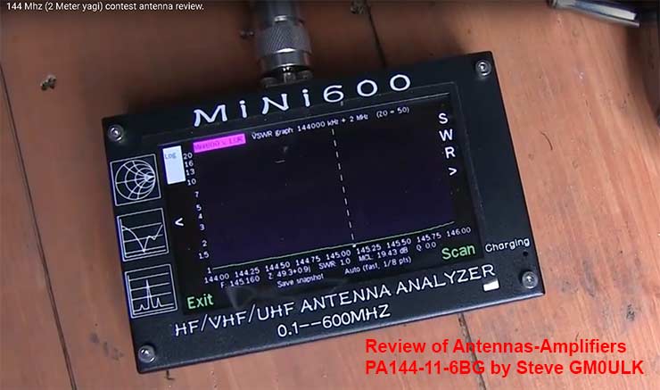 Review of Antennas-Amplifiers PA144-11-6BG by Steve GM0ULK YouTube