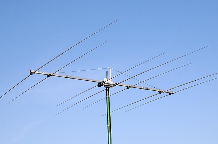 7 elements Two Band WARC Yagi Antenna 17m and 12m PA18-24-7-6HD