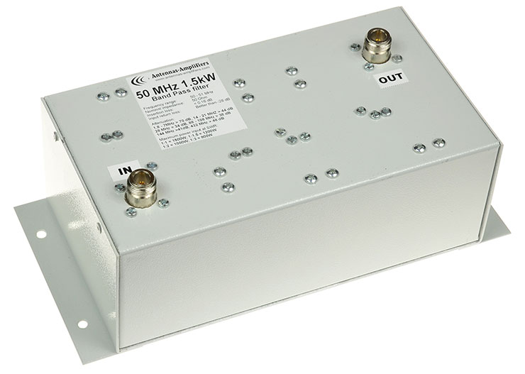 50 - 51 MHz 1.5 kW Low Loss Bandpass Filter BPF 6m Magic Band