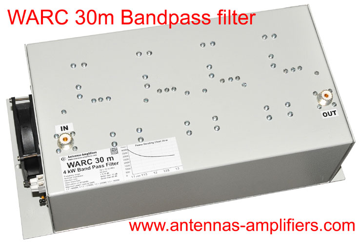 WARC 30 Meter Band-Pass Filter