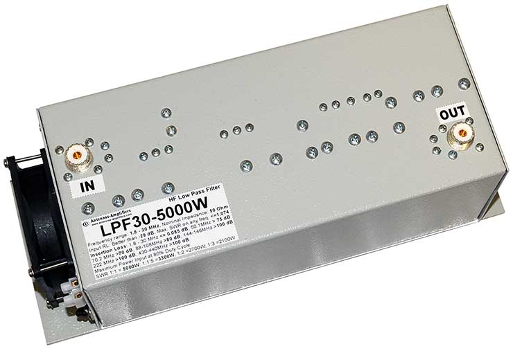 HF Lowpass Filter 5000W Extreme Power LPF30-5000W